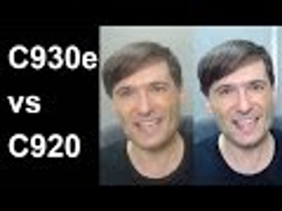 ★ Logitech C920 vs C930e side-by-side comparison!