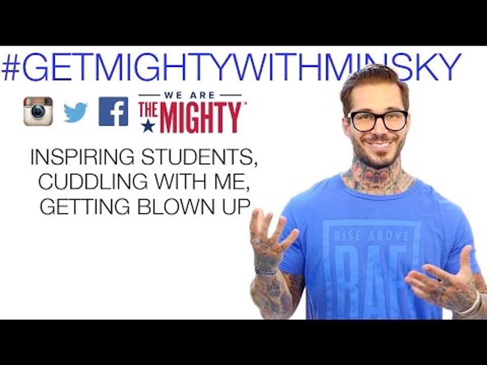 Alex Minsky on inspiring students, cuddle with him, & getting blown up | Get Mighty With Minsky