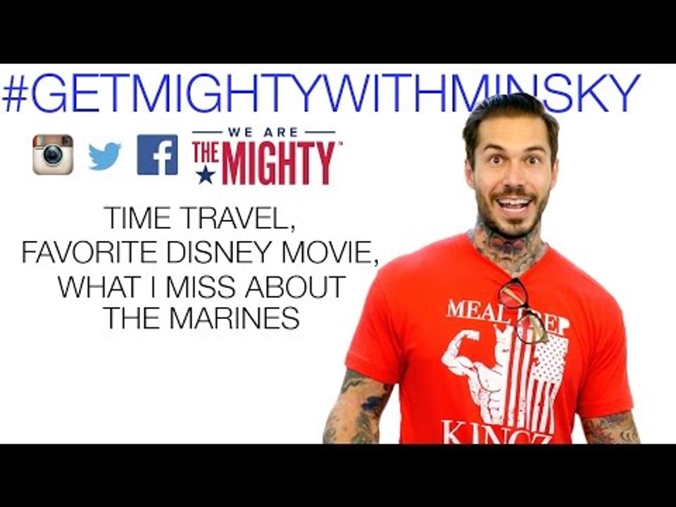 Alex Minsky on time travel, favorite Disney movie, & missing the Marines | Get Mighty With Minsky