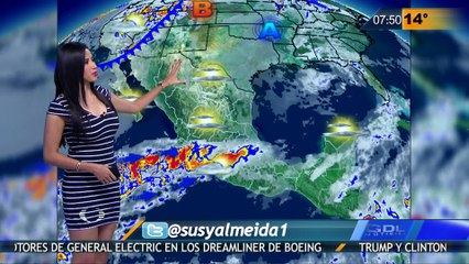Susana Almeida Pronostico del Tiempo 25 deAbril de 2016