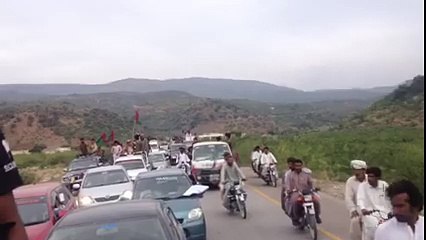 [sd] Sardar Mohsin Abbasi Biggest Reception ever By Balochies  4 mile Biggest Rally Chief Organiser MSF N Pakistan