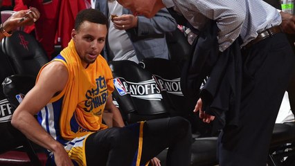 Curry out with MCL sprain
