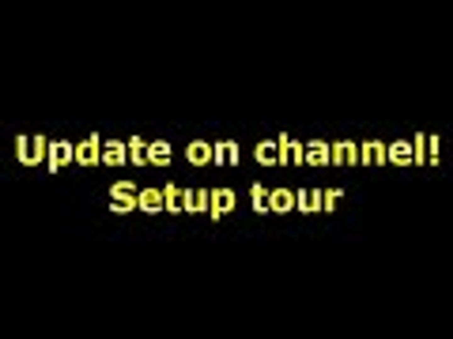 ⁣CHANNEL UPDATE (starting twitch, showing my gaming setup)