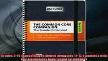 DOWNLOAD FREE Ebooks  The Common Core Companion The Standards Decoded Grades 912 What They Say What They Mean Full EBook