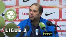 Conférence de presse AS Nancy Lorraine - FC Sochaux-Montbéliard (1-0) : Pablo  CORREA (ASNL) - Albert CARTIER (FCSM) - 2015/2016