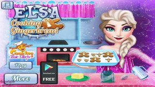 Elsa Cooking Gingerbread - Frozen Elsa Games - Frozen Elsa Cooking Game for Girls
