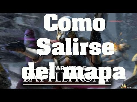 Trucos de Star Wars Battlefront - Como salirse del mapa en la Base Rebelde - truco, claves, trampas