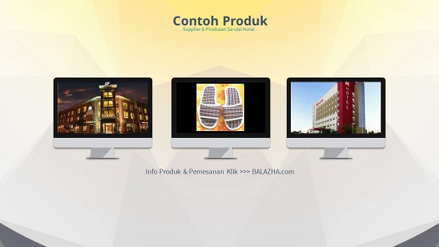 Jual Sandal Hotel Grosir Satuan Semarang