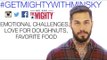 Alex Minsky on emotional challenges, love for doughnuts, & favorite food | Get Mighty With Minsky