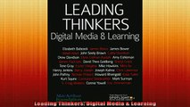 Free Full PDF Downlaod  Leading Thinkers Digital Media  Learning Full Free