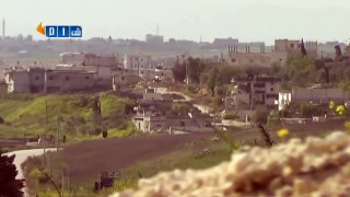 Syria The moment of death of a rebel by a tank shell, Idlib 3/4