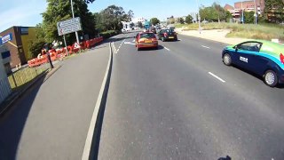 FJ60EHF National Express Coach, Horrendous Overtake