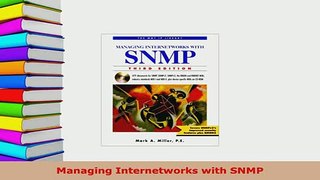 PDF  Managing Internetworks with SNMP  Read Online