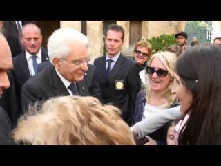 Varallo (VC) - 25 aprile il Presidente Mattarella visita il Sacro Monte (25.04.16)