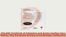 PDF  The ESC Textbook of Intensive and Acute Cardiac Care Online The European Society of PDF Book Free