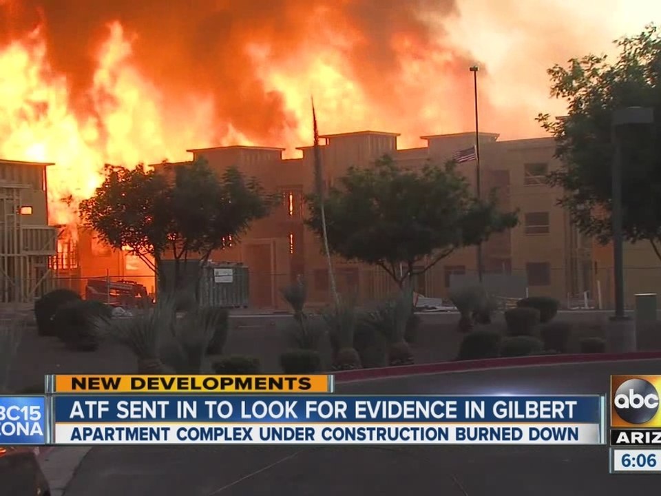 ATF sent in to look for evidence in Gilbert fire