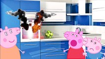 Свинка Пеппа Мультфильм Пеппа и Джордж устроили пожар в доме. Peppa Pig