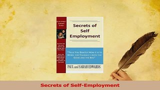 Download  Secrets of SelfEmployment PDF Free