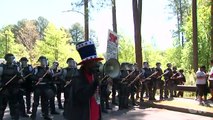 Pro-white, anti-KKK groups clash at Georgia l...