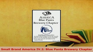 Read  Small Brand America IV2 Blue Pants Brewery Chapter Ebook Free