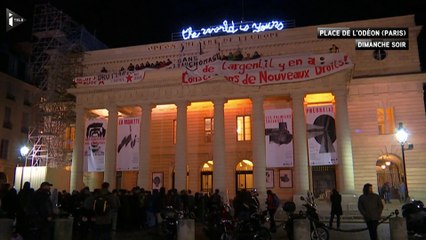 Paris: deuxième nuit d'occupation de l'Odéon par les intermittents du spectacle