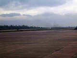 Russian MIG 29 take-off on Yangoon Airport/Myanmar