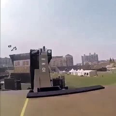 Amazing bike switch mid air