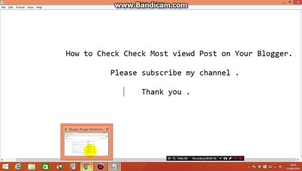 How to Check Check Most viewd Post on Your Blogger