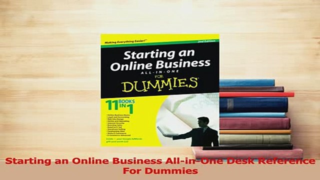 PDF Starting an Online Business AllinOne Desk Reference For Dummies Download Full Ebook
