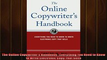 Free PDF Downlaod  The Online Copywriters Handbook  Everything You Need to Know to Write Electronic Copy READ ONLINE