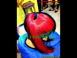 NHUỘM TÓC LÁ TOMBOY UNDERCUT KIỂU "KIẾP ĐỎ ĐEN" KORIGAMI ☎ 0915804875
