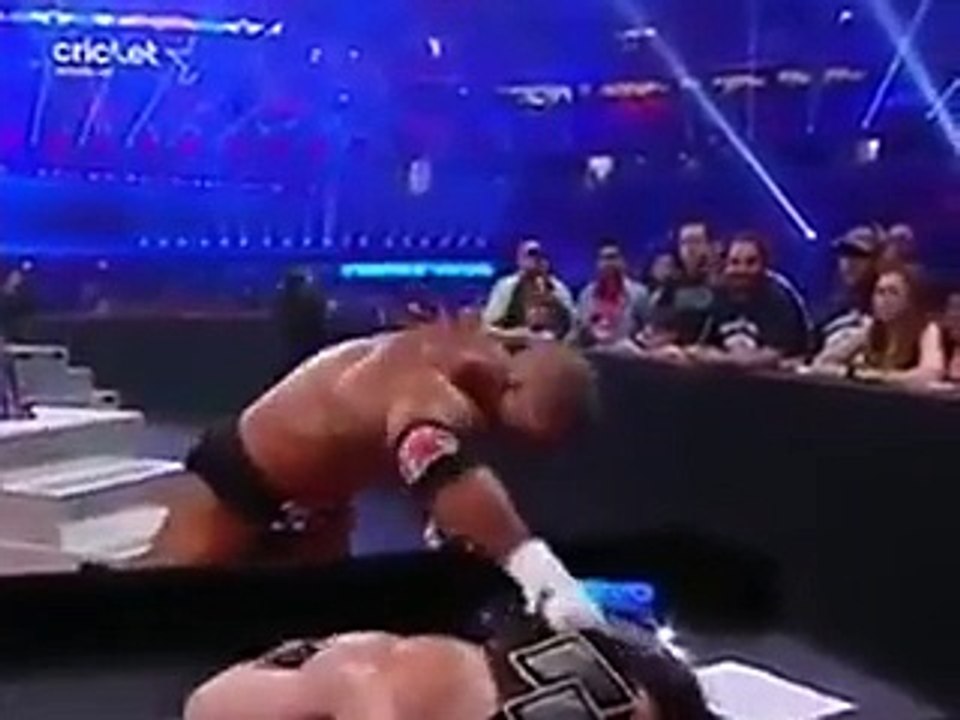 Roman Reigns vs. Triple H full match - WWE World Heavyweight-WrestleMania 32