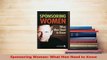 Read  Sponsoring Women What Men Need to Know Ebook Free