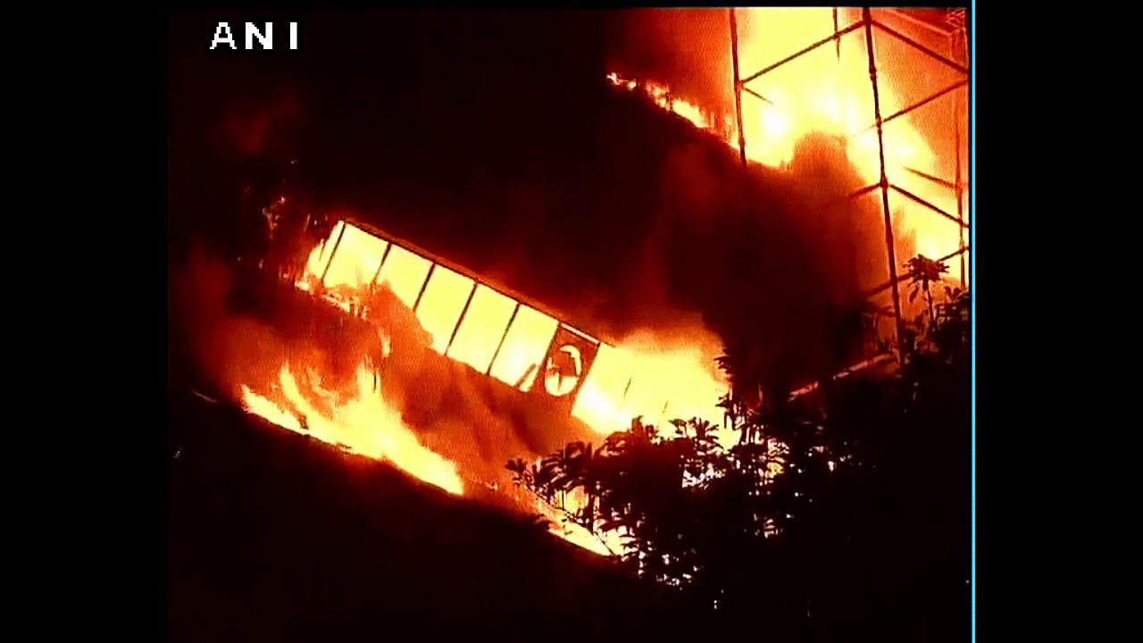 Fire in Indian Museum April 2016
