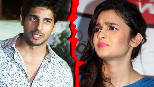 Sidharth Malhotra FINALLY Speaks On BREAK-UP With Alia Bhatt
