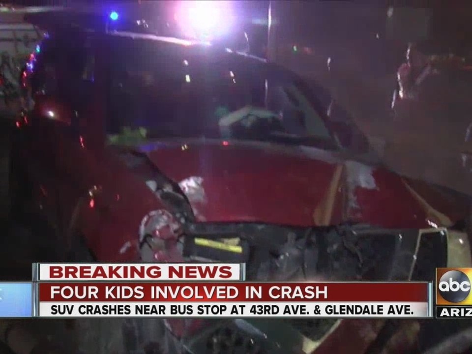 Three hospitalized after two-vehicle crash in Phoenix