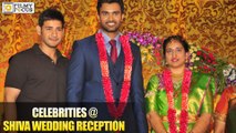 Celebrities at Actor Shiva Wedding Reception - Filmyfocus.com