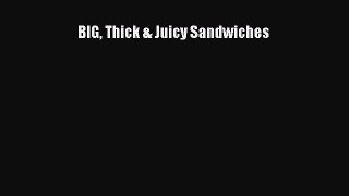 Download BIG Thick & Juicy Sandwiches  EBook