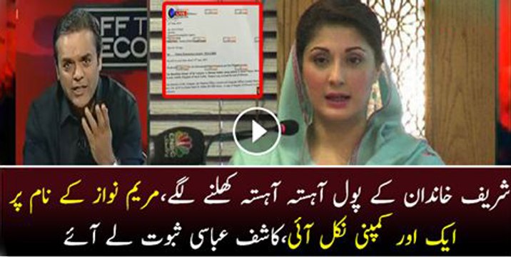 mariam nawaz be ek company ki owner nikli Kashif Abbasi | PNPNews.net