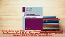 PDF  Embedded and Ubiquitous Computing International Conference EUC 2004 AizuWakamatsu City  EBook