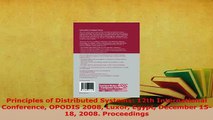 PDF  Principles of Distributed Systems 12th International Conference OPODIS 2008 Luxor Egypt  EBook
