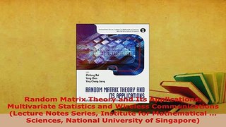 Download  Random Matrix Theory and Its Applications Multivariate Statistics and Wireless Free Books