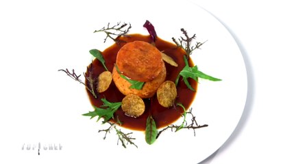 Ballotines de poulet cœur coulant par Michel Sarran