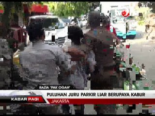 Puluhan 'Pak Ogah' di Cempaka Putih Terjaring Razia