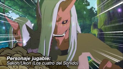 Naruto SUN Storm 4 - PS4_XB1_PC - Los Cuatro Del Sonido (DLC 3 Trailer)