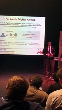 Adroit sponsoring charity award at IASR