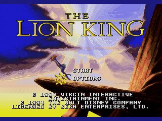 [Sega Genesis] THE LION KING gameplay