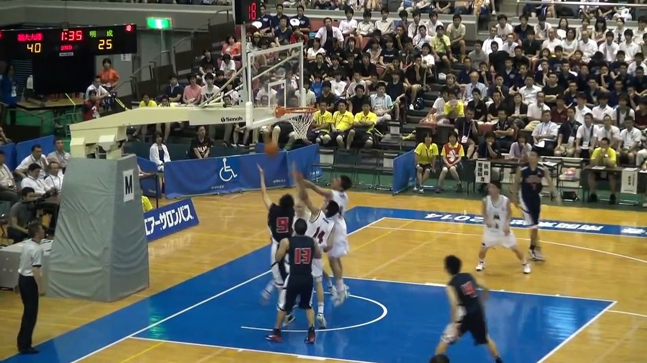 【高校バスケ】福岡大大濠 好プレイ集 高校総体2014 男子バスケ決勝