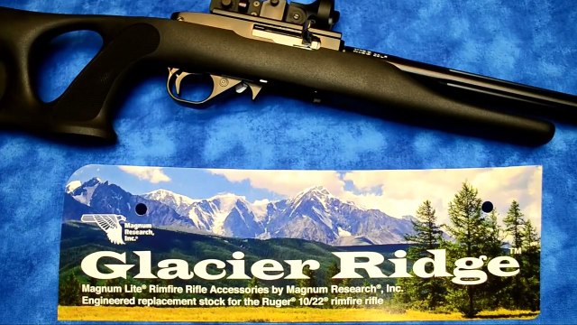Gator Skin Stippling on Ruger 10/22 | Glacier Ridge Ambidextrous Thumbhole Stock