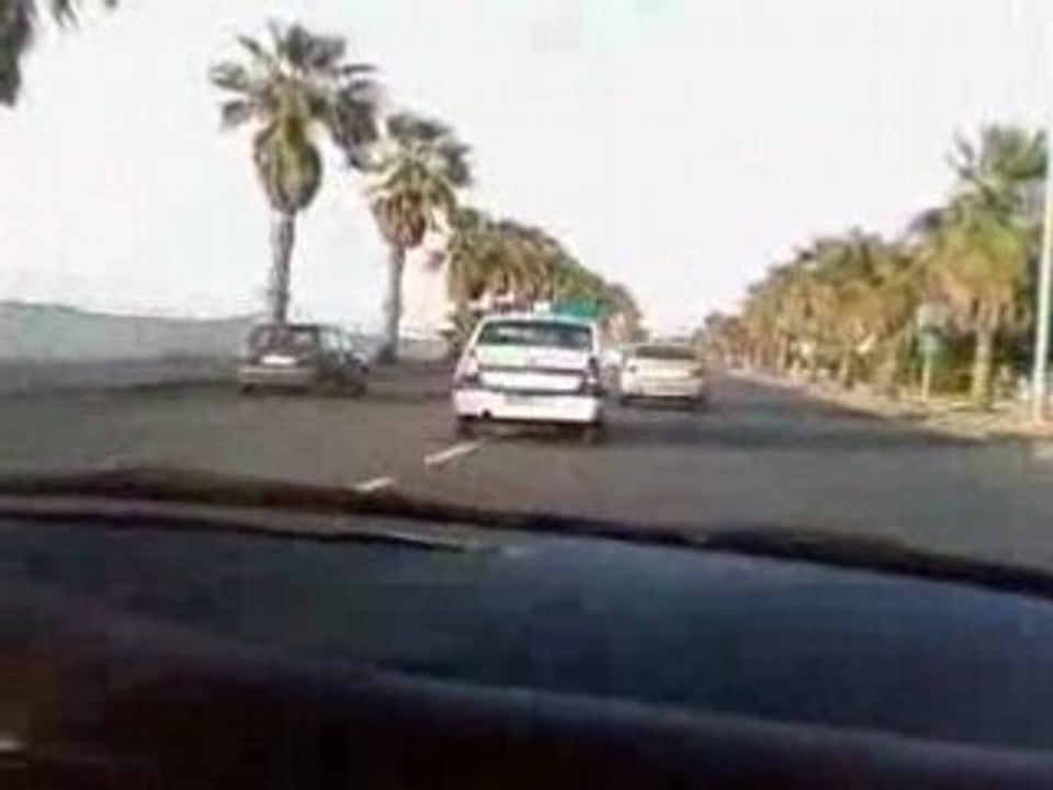 Poursuite avec la police Marocaine
